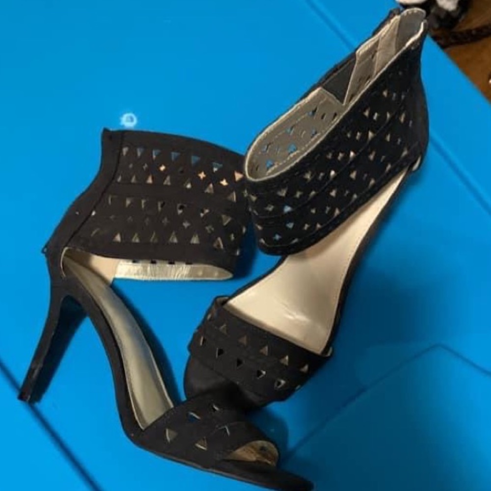 Black heels.